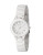 Dkny Small Analog White Ceramic With Stainless Steel Case Watch - WHITE