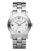 Marc By Marc Jacobs Ladies Watch Stainless Steel Case And Bracelet With White Dial - Silver