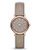 Marc By Marc Jacobs Baker Rose Gold With Grey Leather Strap - Grey