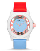 Marc By Marc Jacobs Skeleton Colour Block Leather Strap - Multi