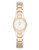 Skagen Denmark Klassic Two Tone Link watch with crystals under the dial - Two Tone