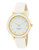 Kate Spade New York True white enamel bezel metro - White