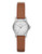 Marc By Marc Jacobs Henry Dinky Stainless and Tan Leather Strap - Beige