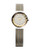 Skagen Denmark SKAGEN DENMARK Ladies' Two-Tone Gold & Silver Mesh Striped Watch - Two Tone