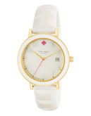 Kate Spade New York Gramercy Grand Watch - WHITE