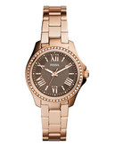 Fossil Womens Cecile Petite 3-hand AM4615 - Rose gold