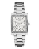 Guess Ladies Multi Function Silver Tone Watch W0446L1 - SILVER