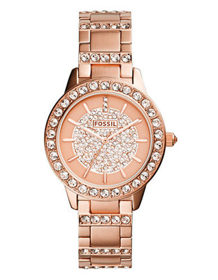 Fossil Womens Jesse Standard 3-hand ES3657 - Rose gold