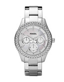 Fossil Stella Stainless Steel Watch - Silver