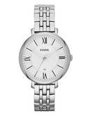 Fossil Jacqueline Three Hand Stainless Steel Watch - Silver