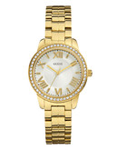 Guess Ladies Gold Tone Watch 35mm W0444L2 - Gold