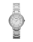 Fossil Virginia Stainless Steel Watch - Silver