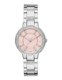 Fossil Virginia ThreeHand Stainless Steel Watch - Silver