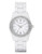 Dkny White Acrylic With Crystal Bezel Around The Dial Watch - White