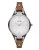 Fossil Georgia Leather And Stainless Steel Watch - TAN