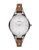 Fossil Georgia Leather And Stainless Steel Watch - Tan