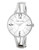 Anne Klein Round Silver Tone Case and Band - SILVER