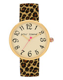 Betsey Johnson Leopard Printed Expansion Band Watch - Leopard