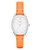 Fossil Sculptor Three Hand Leather Watch  Coral - Orange