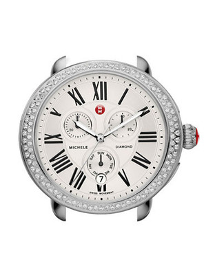 Michele Serein Diamond Watch - White
