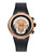 Philip Stein Large Rose Gold and Black Chronograph Active Watch - Rose Gold