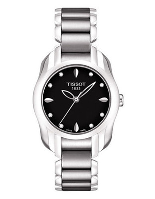 Tissot Womens T Wave Round Standard Watch - Silver
