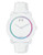 Movado Bold Women's White Leather And Dial Spectrum Dial Watch - White