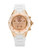 Michele Tahitian Jellybean White Rose Gold Dial Watch - White Rose Gold