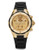 Michele Tahitian Jellybean Black Gold Dial Watch - Gold
