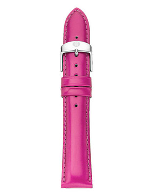 Michele Leather Strap - Pink
