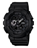 Casio Womens Baby G Oversized AnaDigi Watch - Black