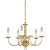 Americana Collection Polished Brass 5-light Chandelier