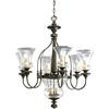 Fiorentino Collection Forged Bronze 6-light Chandelier