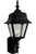 Black 1-light Wall Lantern