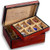 Venlo Triple Burlwood Collection 16 Cufflink Case