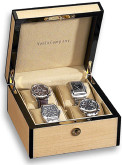 Venlo Blond Collection Fiddleback Maple 4 Watch Case