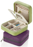 5" Zip Around Jewel Box Purple