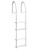 Dock Ladder, White Galvalume, 4 Step Fixed