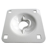 Dock Cleat, Recessed White
