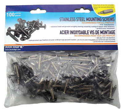 Dock Bumper Mounting Screws