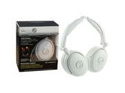 Able Planet Foldable Active Noise Cancelling Headphones with LINX AUDIO - White