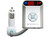 Accessory Power GG-FLEXSMART-X3 White with Red Accents Bluetooth FM Transmitter