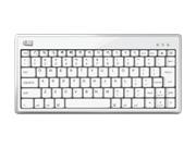 ADESSO WKB-1010BW White Bluetooth Wireless Keyboard 1010 for iPad