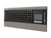 ADESSO AKB-420UB Black Wired Keyboard with Built-in Touchpad