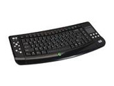 ADESSO WKB-4100UB Black 2.4 GHz RF Wireless SlimTouch Ergo Touchpad Keyboard