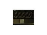 ADESSO AKB-410PB Black Slim Touch Keyboard with built in Touchpad