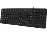 ADESSO AKB-270UB Antimicrobial Waterproof Touchpad Keyboard AKB-270UB Black Keyboard