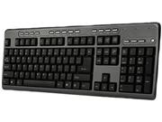 ADESSO AKB-131HB Black Wired Keyboard with USB Hub