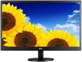 AOC E970SWN Black with Hairline Texture 18.5" 5ms Widescreen LED Backlight LCD Monitor