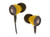 Audiofly 33 Series Lounge Yellow AF331104 In-Ear Headphone w/Microphone Lounge Yellow
